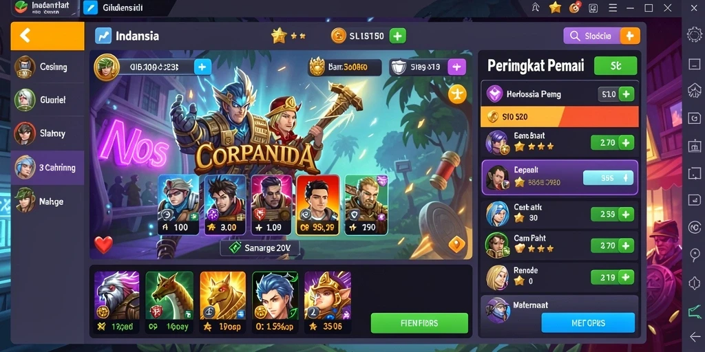 idnseru - Gameplay yang fluid dengan berbagai pilihan permainan.